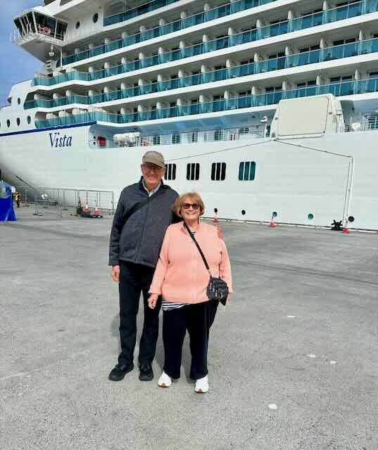 In front of Oceania Vista